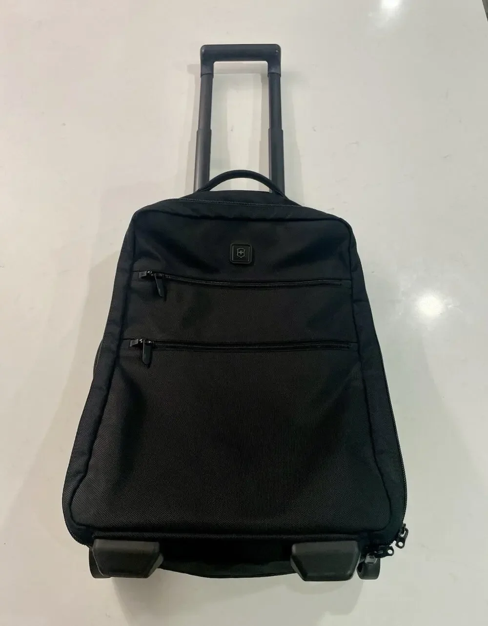 Victorinox Lexicon 20 Ultra Light Carry On Suitcase 2 Wheel Black Bag 32340201